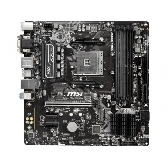 اللوحة الأم MSI AMD B450M Pro-VDH Max