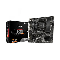 اللوحة الأم MSI B450M PRO-VDH MAX (AMD B450، AM4، Micro-ATX، DDR4)