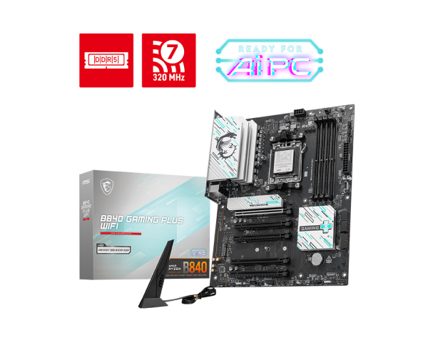 اللوحة الأم MSI B840 GAMING PLUS WIFI AM5 ATX