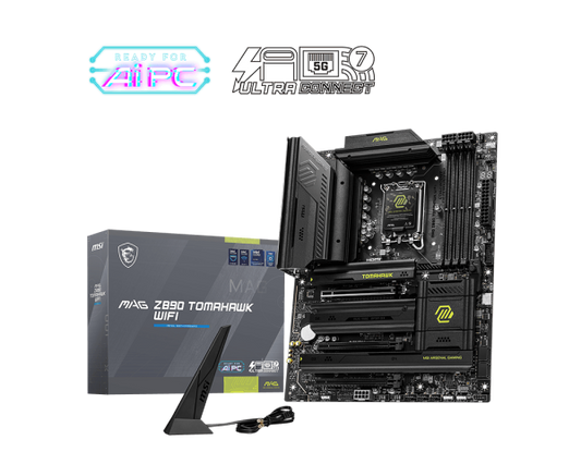 اللوحة الأم MSI MAG Z890 TOMAHAWK WIFI (Intel Z890، LGA1851، ATX، DDR5)