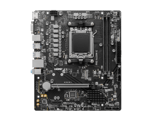 اللوحة الأم MSI PRO A620M-E (AMD A620، AM5، Micro-ATX، DDR5)