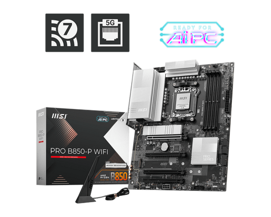 اللوحة الأم MSI PRO B850-P WIFI AM5 ATX