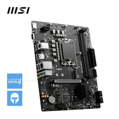 اللوحة الأم MSI PRO H610M-E (Intel H610، LGA1700، Micro-ATX، DDR5)