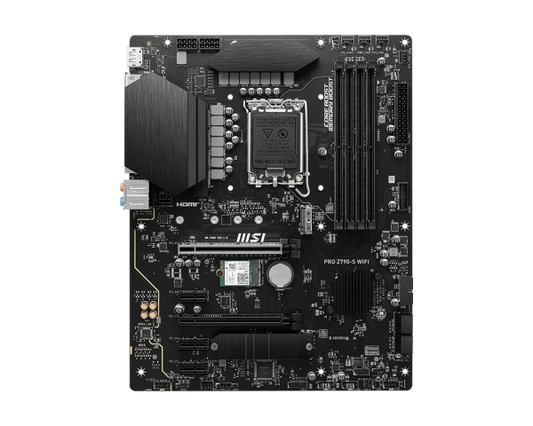 لوحة أم MSI PRO Z790-S واي فاي LGA1700 ATX DDR5