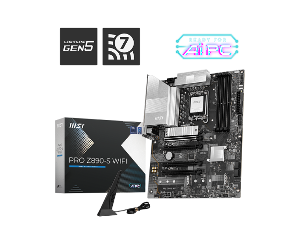 اللوحة الأم MSI PRO Z890-S WIFI LGA1851 ATX DDR5