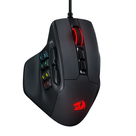 Mouse Gaming Redragon Aatrox M811 MMO RGB Wired - King Tech