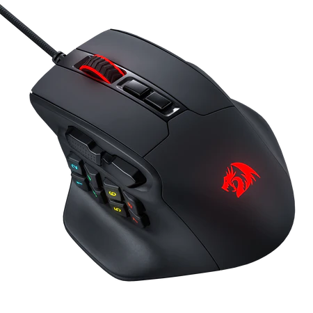 Mouse Gaming Redragon Aatrox M811 MMO RGB Wired - King Tech