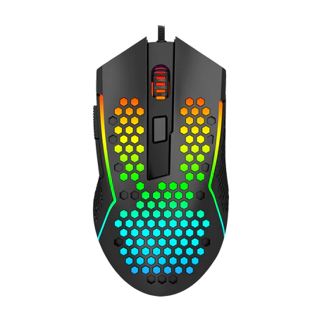 ماوس ألعاب Redragon M987P-K Honeycomb RGB سلكي بدقة 16000 نقطة في البوصة