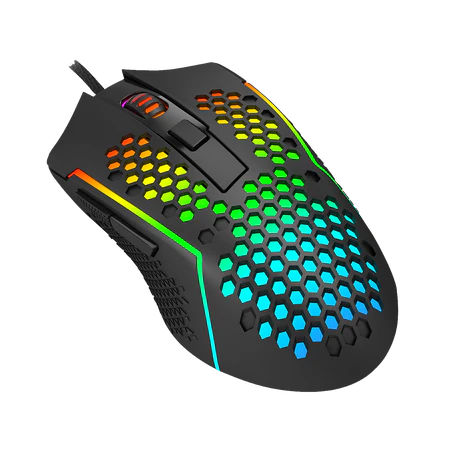 ماوس ألعاب Redragon M987P-K Honeycomb RGB سلكي بدقة 16000 نقطة في البوصة