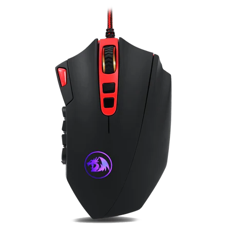 ماوس ألعاب Redragon Perdition M901-1 MMO RGB سلكي بدقة 24000 نقطة في البوصة