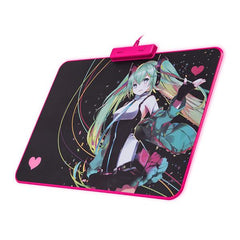 Mousepad Tt eSPORTS DRACONEM RGB (Snowmiku Edition) - King Tech