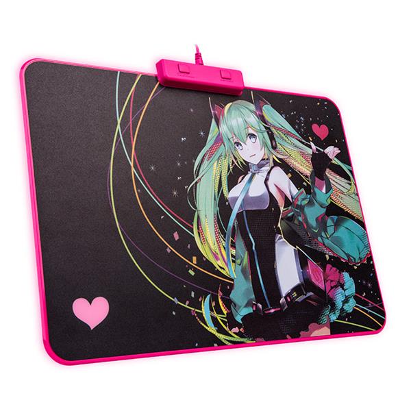 Mousepad Tt eSPORTS DRACONEM RGB (Snowmiku Edition) - King Tech