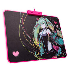 Mousepad Tt eSPORTS DRACONEM RGB (Snowmiku Edition) - King Tech