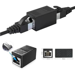 Network Connector RJ45 Metal Shielded Pass-Through Single