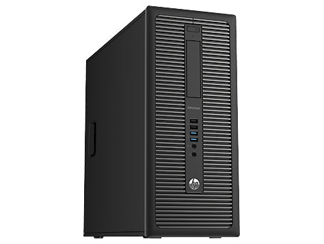 جهاز كمبيوتر برجي HP EliteDesk 800 G1 | معالج Intel i5-4570 - ذاكرة وصول عشوائي DDR3 سعة 4 جيجابايت - بطاقة رسومات Intel HD Graphics 4600 (مستعمل)