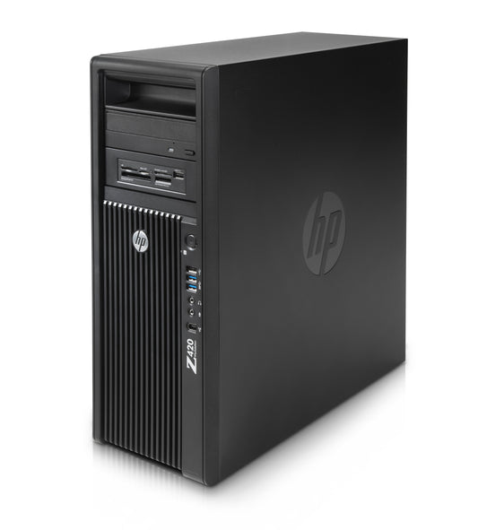 برج كمبيوتر HP Z420 | معالج Intel Xeon E5-1620 - ذاكرة وصول عشوائي DDR3 سعة 16 جيجابايت - AMD FirePro (مستعمل)