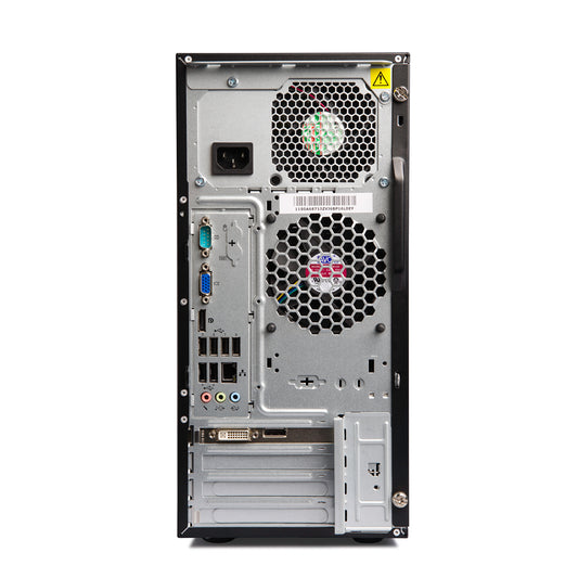 جهاز كمبيوتر شخصي Lenovo ThinkStation E31 | معالج Intel i3-2120 - ذاكرة وصول عشوائي DDR3 سعة 2 جيجابايت - بطاقة رسومات Intel HD 2000 (مستعمل)