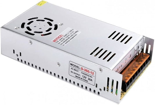 Power Supply Camera S-360 12V 30A Fan - King Tech