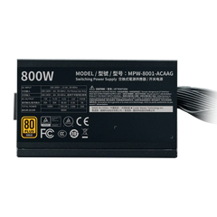 Power Supply Cooler Master G GOLD (800W, 80+ Gold) - King Tech
