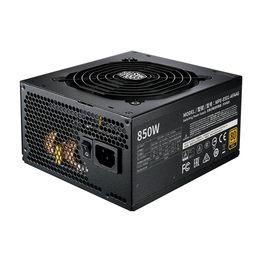 Power Supply Cooler Master MWE Gold 850 V2 (850W, 80+ Gold, Fully Modular) - King Tech
