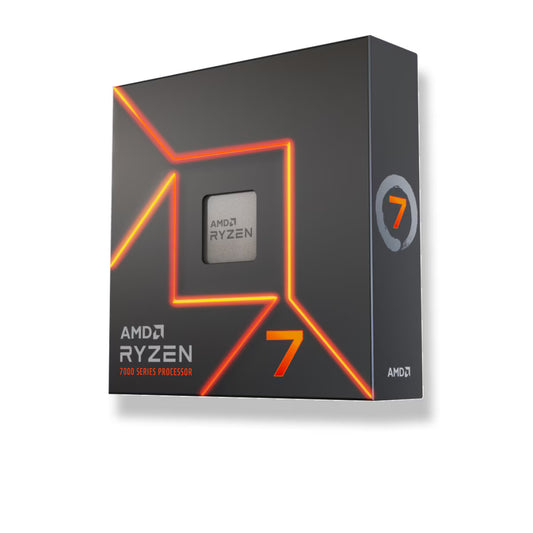 معالج AMD Ryzen 7 7700X (8 أنوية، 16 خيطًا، 5.4 جيجاهرتز توربو، AM5، معبأ)