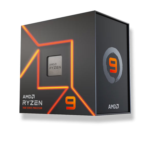معالج AMD Ryzen 9 7900X (12 نواة، 24 خيطًا، 5.6 جيجاهرتز توربو، AM5، معبأ)
