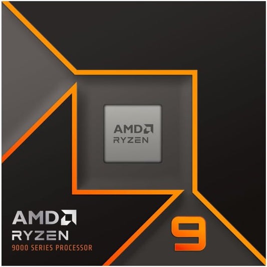 معالج AMD Ryzen 9 9900X (12 نواة، 24 خيطًا، 5.6 جيجاهرتز توربو، AM5، معبأ)