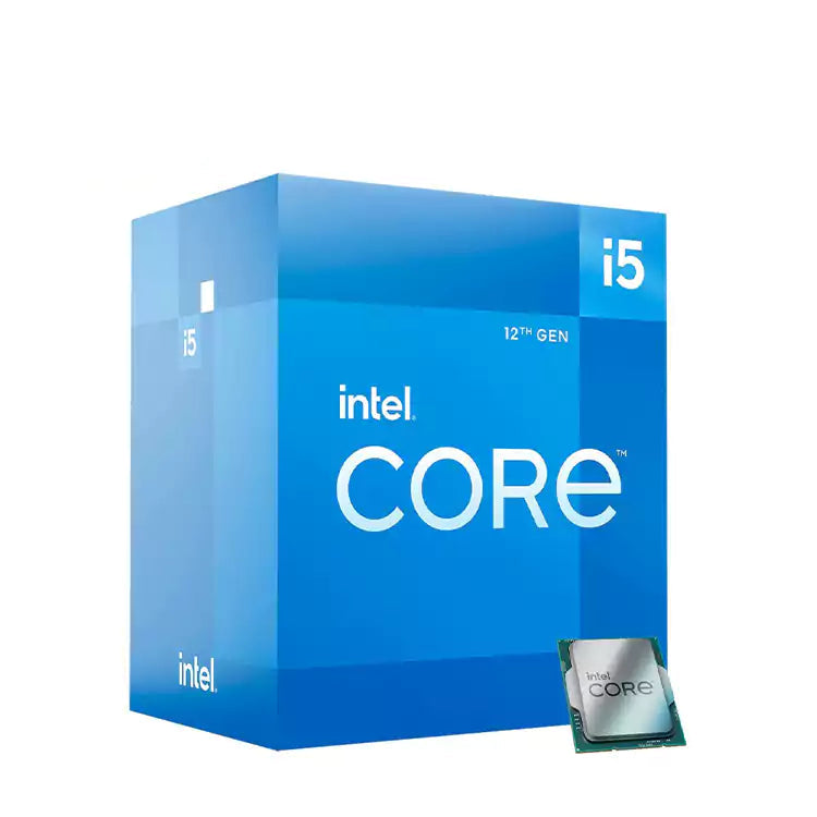 معالج Intel Core i5-12400 (سداسي النواة، 12 خيطًا، 4.4 جيجاهرتز توربو، LGA1700، صينية + مروحة)