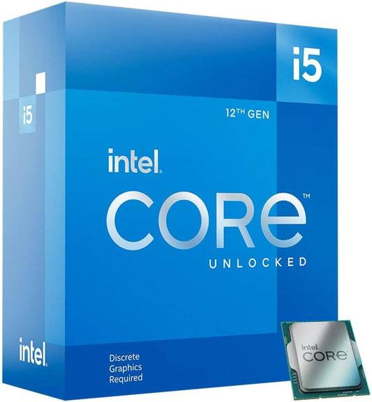 معالج Intel Core i5-12600K (10 أنوية [6P+4E]، 16 خيطًا، 4.9 جيجاهرتز توربو، LGA1700، معبأ)