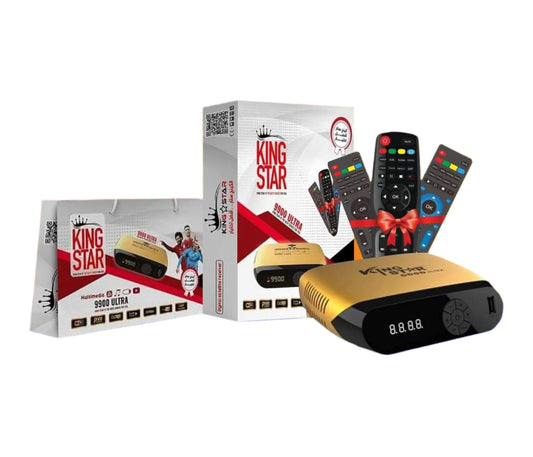 جهاز الاستقبال King Star 9900 Ultra مع 10 سنوات مجانًا