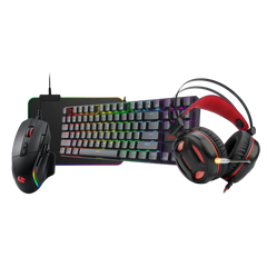 Redragon Gaming Bundle: K552 Mechanical Keyboard + M925 Gaming Mouse + H210 Gaming Headset + Small RGB Gaming Mouse Pad