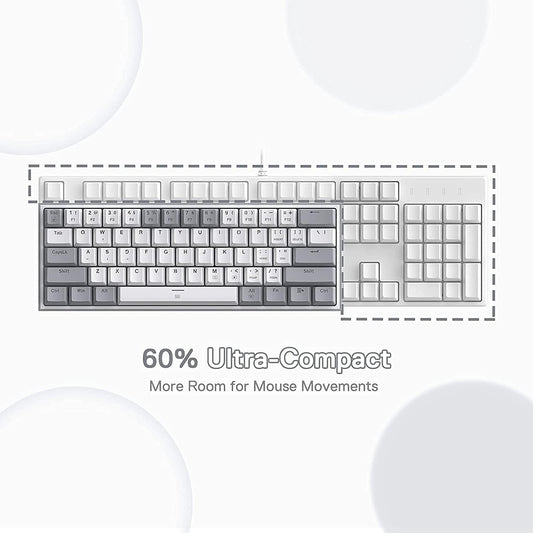 Redragon K616 Fizz Pro Wireless Mechanical 60% Gaming Keyboard - RGB, Tri-Mode