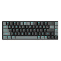 Redragon K662L-K1RS Wireless Portable 60% Mechanical Gaming Keyboard - Red Switches, 2.4G/Bluetooth, AAA Battery