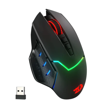 Redragon M690 PRO Mirage Wireless Gaming Mouse - 8000 DPI, Rapid Fire Key