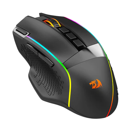 Redragon M991 Invader Wireless Gaming Mouse - 19000 DPI, Rapid Fire Key, RGB