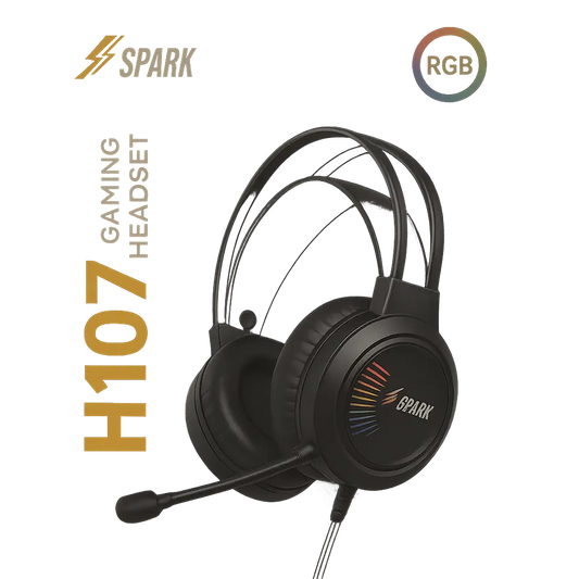 Spark H106/H107 Gaming Headset with USB and Dual 3.5mm Jacks