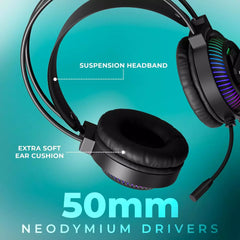 Jedel GH-558/GH-559 Gaming Headset - Dual 3.5mm + USB for RGB