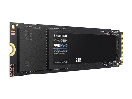 Samsung 990 EVO 2TB PCIe 4.0/5.0 M.2 Internal NVMe SSD