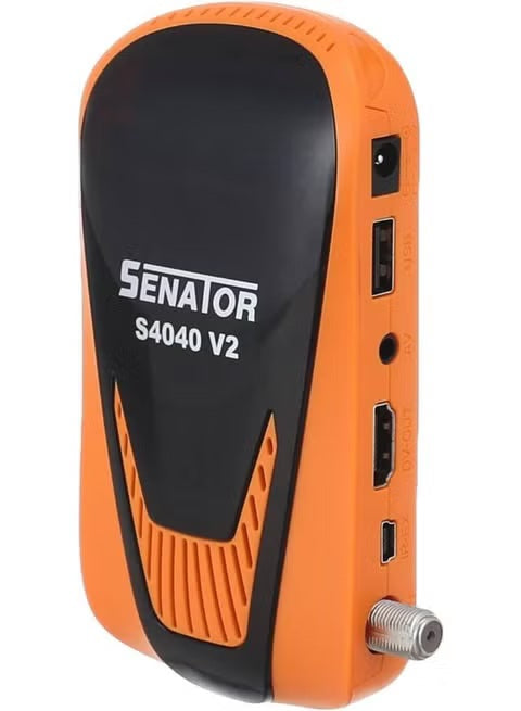 Senator S4040 V2 Digital Satellite Receiver with 2 Remotes - 3 Years Subscription
