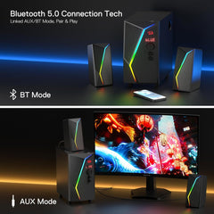Speakers Gaming Redragon Anvil Pro GS520-PRO 2.1 RGB Subwoofer - King Tech