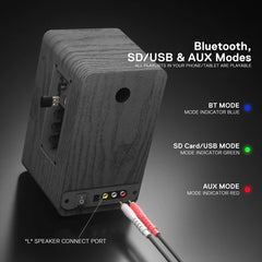 Speakers Redragon Adagio GS813 Wireless Wooden 2.0 BT/AUX/TF/USB