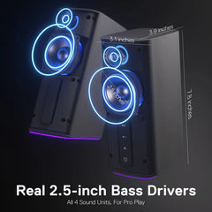 Speakers Redragon Aeolus GS814 Stereo Desktop BT Wireless