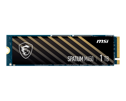 SSD MSI SPATIUM M450 NVMe PCIe 4.0 M.2 (1 تيرابايت)