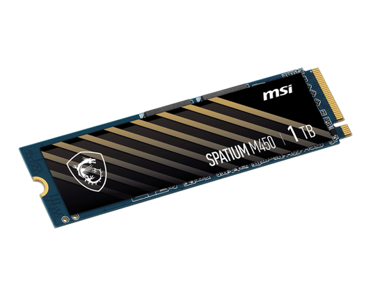 SSD MSI SPATIUM M450 NVMe PCIe 4.0 M.2 (1 تيرابايت)