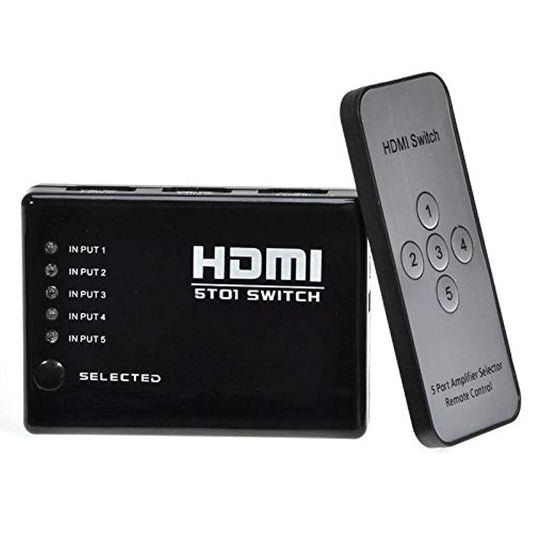Switch HDMI to 5PC P-Tec 4K Remote