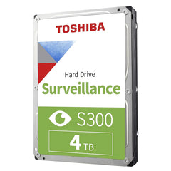 Toshiba S300 4TB SATA 3.5" Surveillance Internal HDD