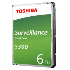 Toshiba S300 6TB SATA 3.5" Surveillance Internal HDD