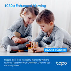كاميرا أمان منزلية TP-Link Tapo C200 Pan/Tilt Wi-Fi - 2 ميجابكسل 1080 بكسل
