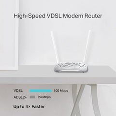 TP-Link TD-W9950 300Mbps Wireless N VDSL/ADSL Modem Router - 4-Port
