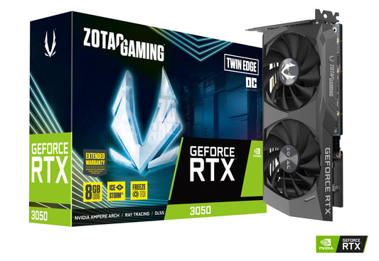 VGA Zotac Gaming PCI GeForce Twin Edge OC RTX3050 8GB DDR6 - King Tech
